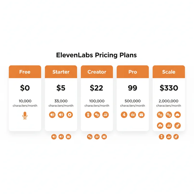 ElevenLabs 料金プラン比較