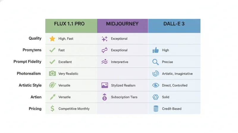 FLUX 1.1 Pro 画像生成AI比較