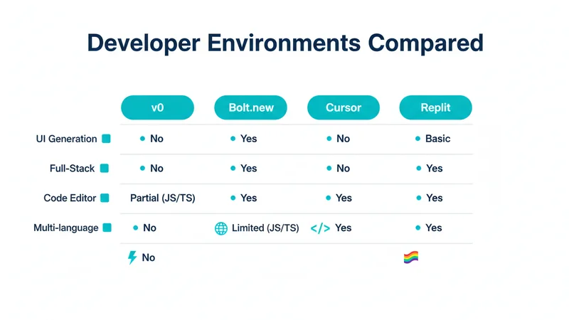 v0 vs Bolt.new vs Cursor 比較