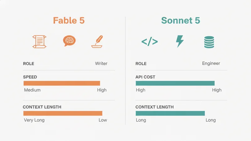 Claude Fable 5 と Sonnet 5 の用途別比較