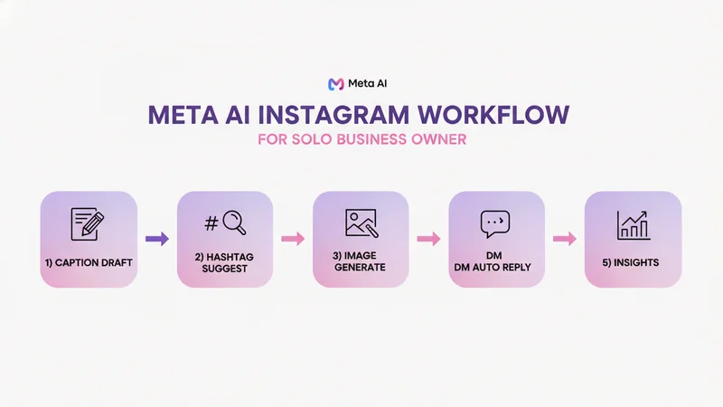 Meta AI Instagram 活用ワークフロー