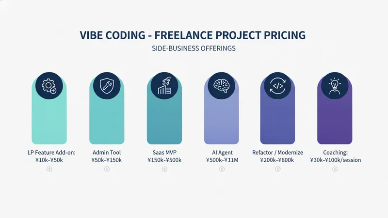 Vibe Coding 副業案件の単価相場マップ